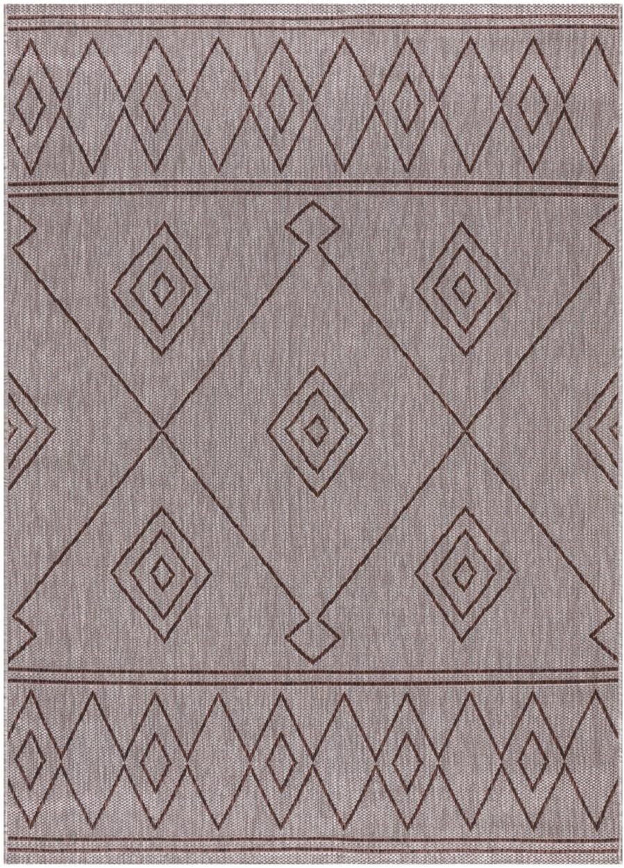 Keen Home Design Terrace Outdoor Area Rug - 9x12 Washable Indoor/Outdoor Rug for Patio, Kitchen, Balcony, Beach, Garden, Deck and Porch, Size: 8'10'x12'