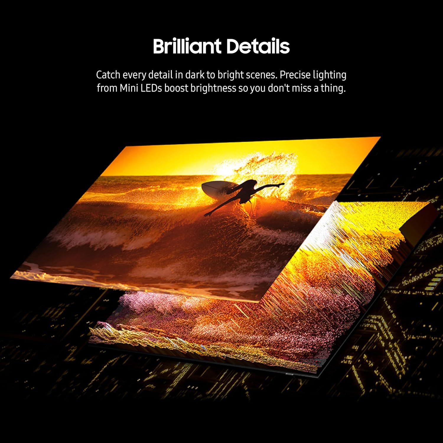 Samsung QN55QN90DAFXZA 55 Inch Neo QLED TV with 4K AI Upscaling and 3 Year Amber Protection Plan (2024)