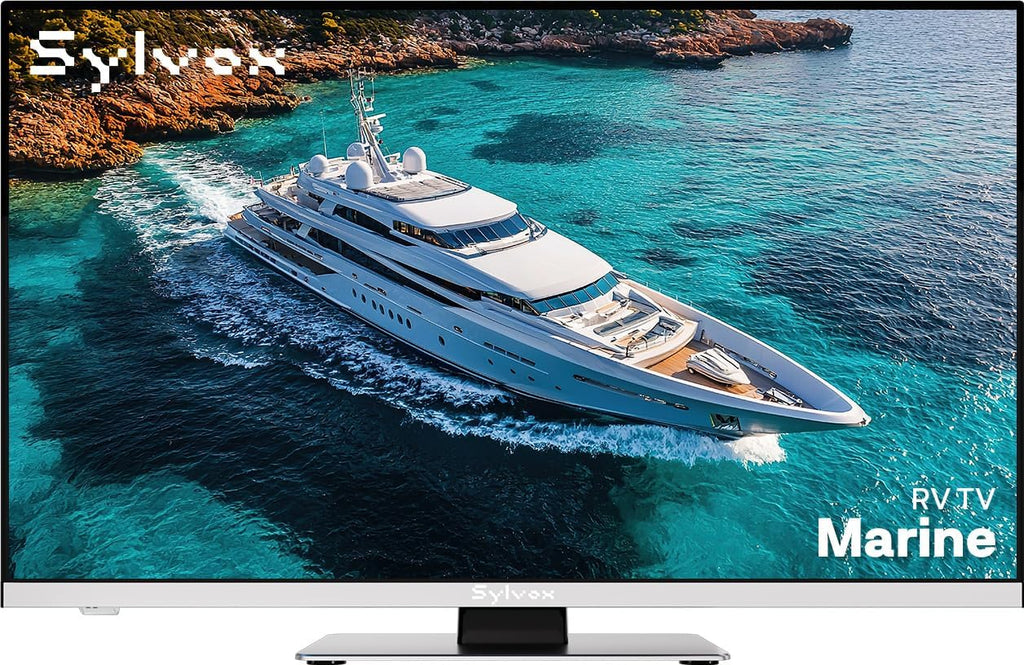 SYLVOX 12 Volt TV, 22' Smart RV TV w/DVD Player | 1080P Full HD, Wide Viewing Angle, ATSC Tuner, HDMI & USB, AC/DC Powered for RV, Boat, Yacht, Beach House, or Home