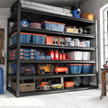 REIBII 84.1' H Garage Shelving, 3500LBS Storage Shelves Heavy Duty, Adjustable 6-Tier Metal Shelving for Commercial, Warehouse, Basement, Garage,Shop, 55.1' W x 25.8' D x 84.1' H