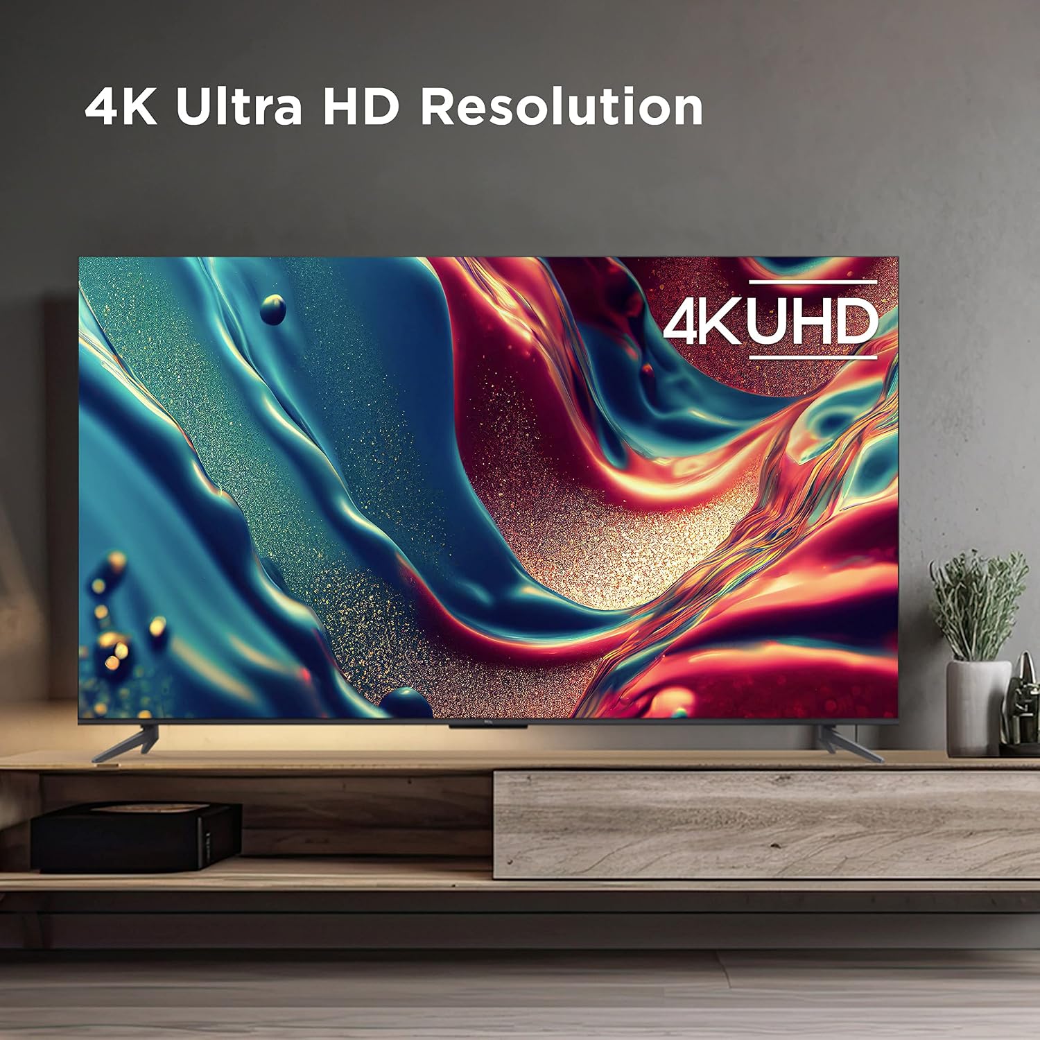 TCL 55-Inch Q6 QLED 4K Smart TV with Google TV (55Q650G, 2023 Model) Dolby Vision, Dolby Atmos, HDR Pro+, Game Accelerator Enhanced Gaming, Voice Remote, Works with Alexa, Streaming UHD Television