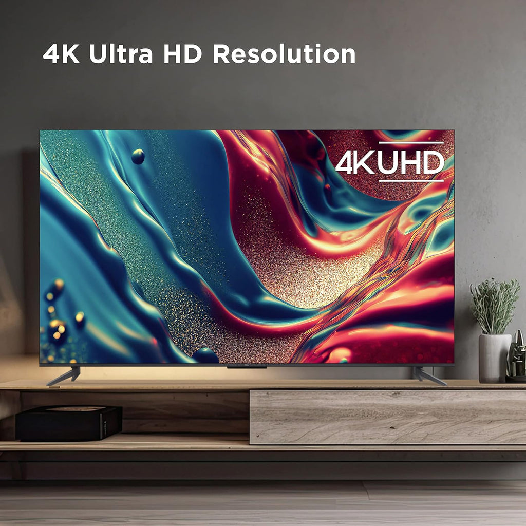 TCL 75-Inch Q6 QLED 4K Smart TV with Google TV (75Q650G, 2023 Model) Dolby Vision, Dolby Atmos, HDR Pro+, Game Accelerator Enhanced Gaming, Voice Remote, Works with Alexa, Streaming UHD Television