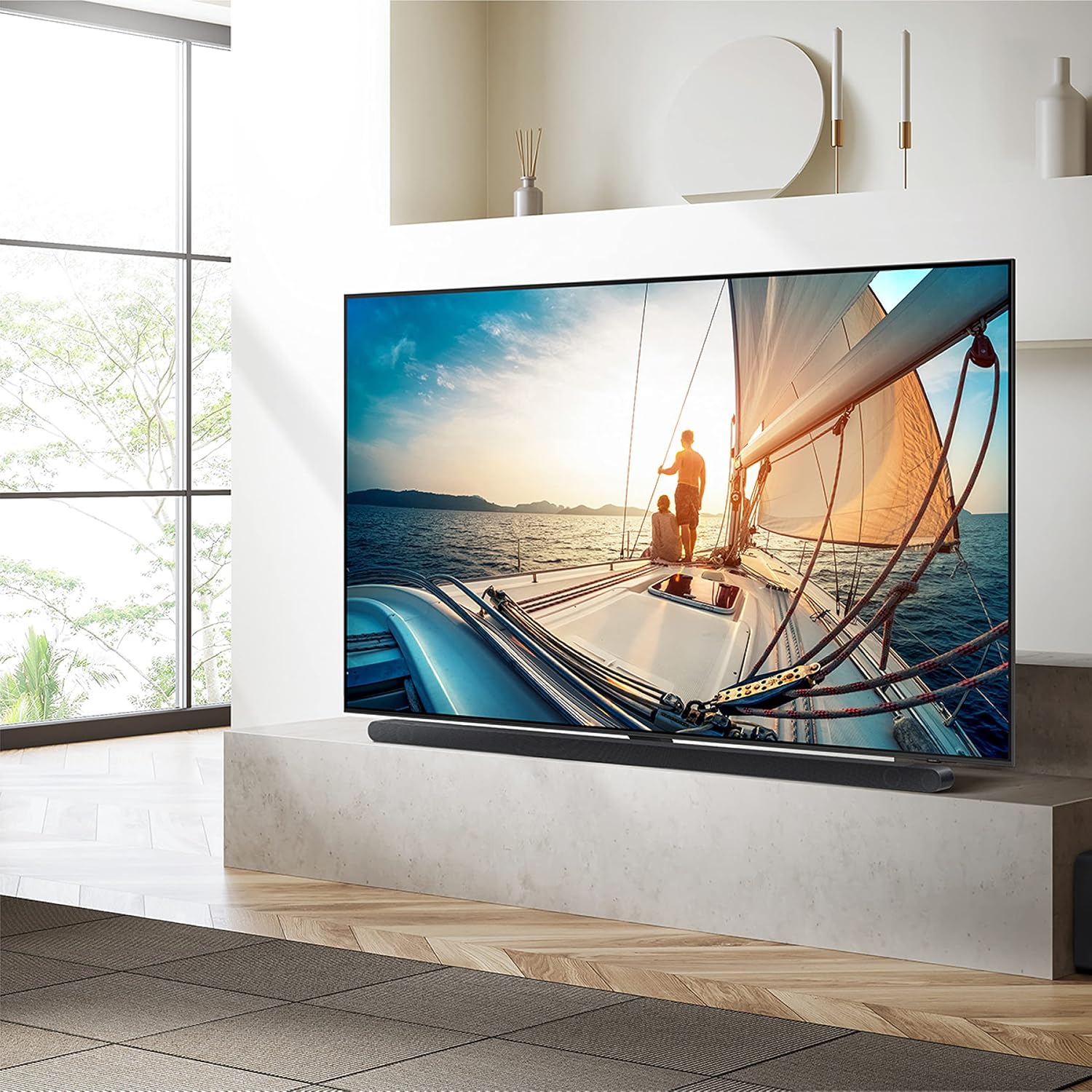 SAMSUNG 75-Inch Class Neo QLED 4K QN90C Series Quantum HDR+, Dolby Atmos, Object Tracking Sound+, Anti-Glare, Gaming Hub, Q-Symphony, Smart TV with Alexa Built-in (QN75QN90C, 2023 Model)