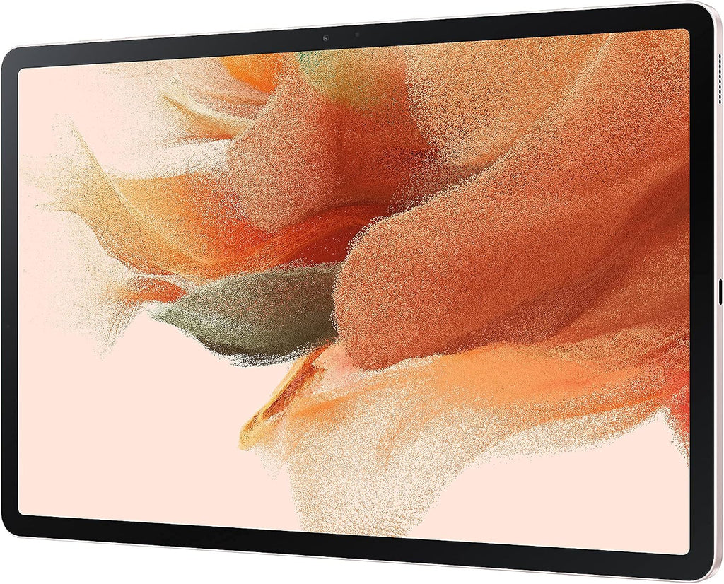 SAMSUNG Galaxy Tab S7 FE 2021 Android Tablet 12.4' Screen WiFi 256GB S Pen Included Long-Lasting Battery Powerful Performance, Mystic Pink (Renewed)