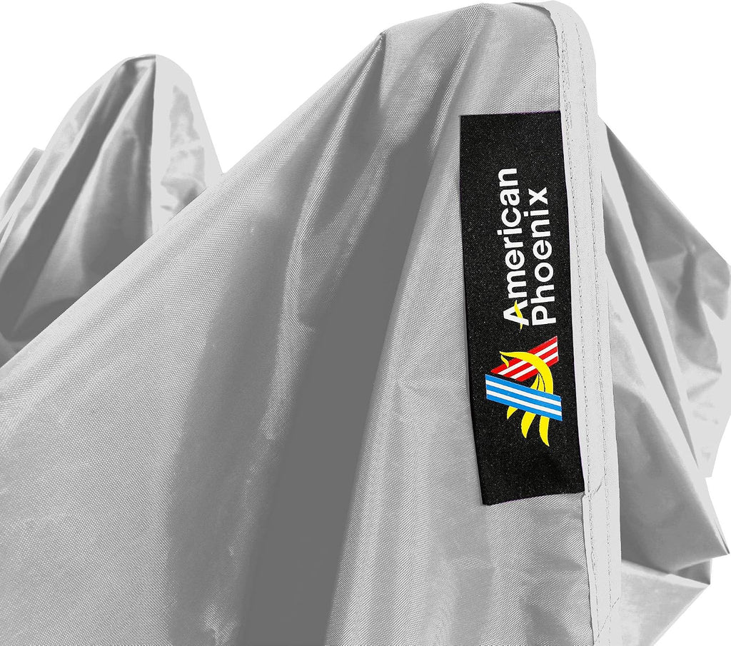 AMERICAN PHOENIX 10x15 Pop Up Tent Canopy Easy Portable Commercial Instant Canopies Outdoor Market Shelter (White, 10'x15' (Black Frame))