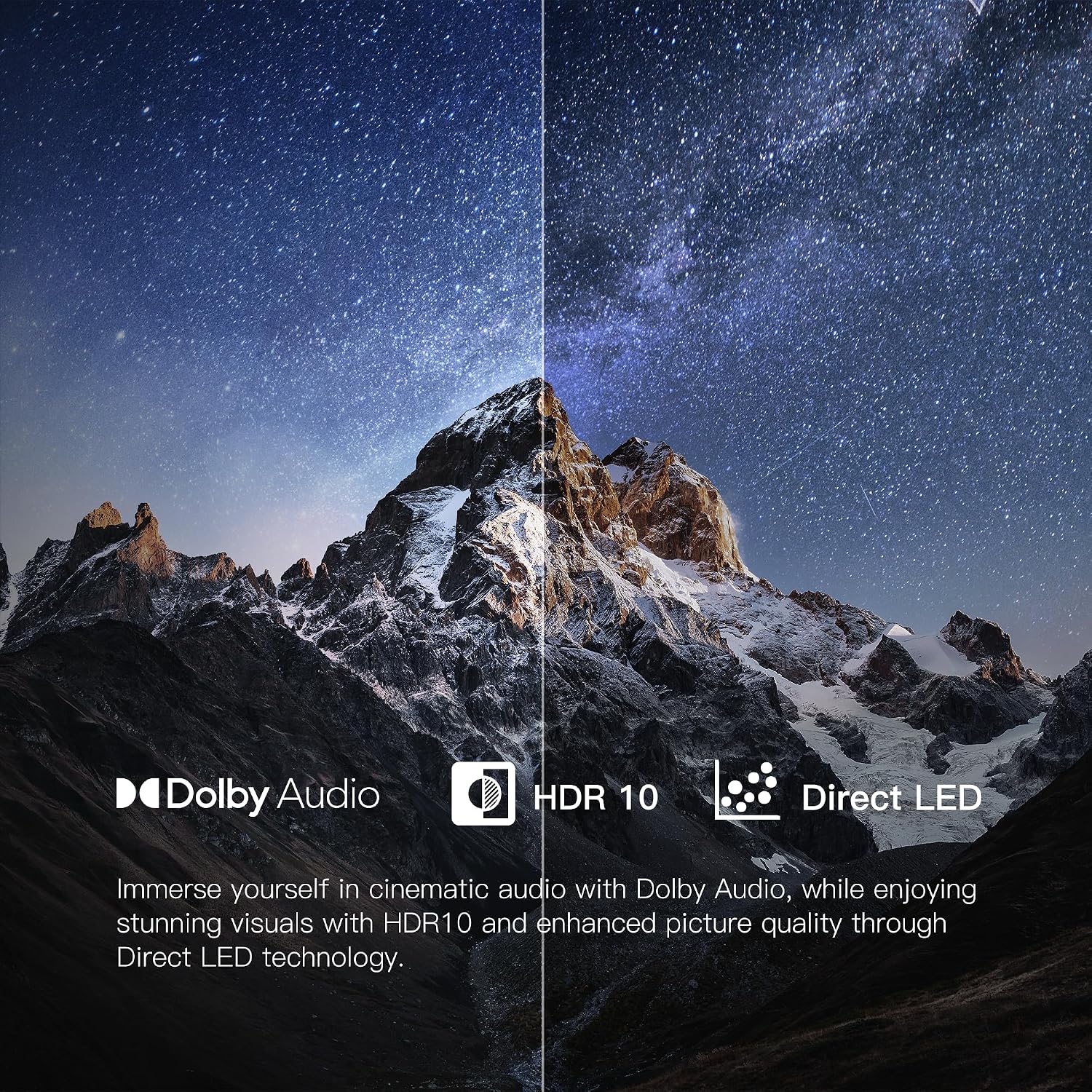 FPD 32-inch Smart TV Google TV HD 720p with Google Play and Google Cast Built-in, HDR 10, Dolby Audio, Voice Remote, Stream Live TV(Palette-Series, CG32-P3, 2024 Model)