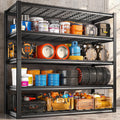 REIBII 48.2'' W Garage Shelving, 3010LBS Storage Shelves Heavy Duty, 5 Tier Adjustable Metal Shelving Unit for Warehouse, Garage, Basement, 48.2' W x 24.5' D x 72' H