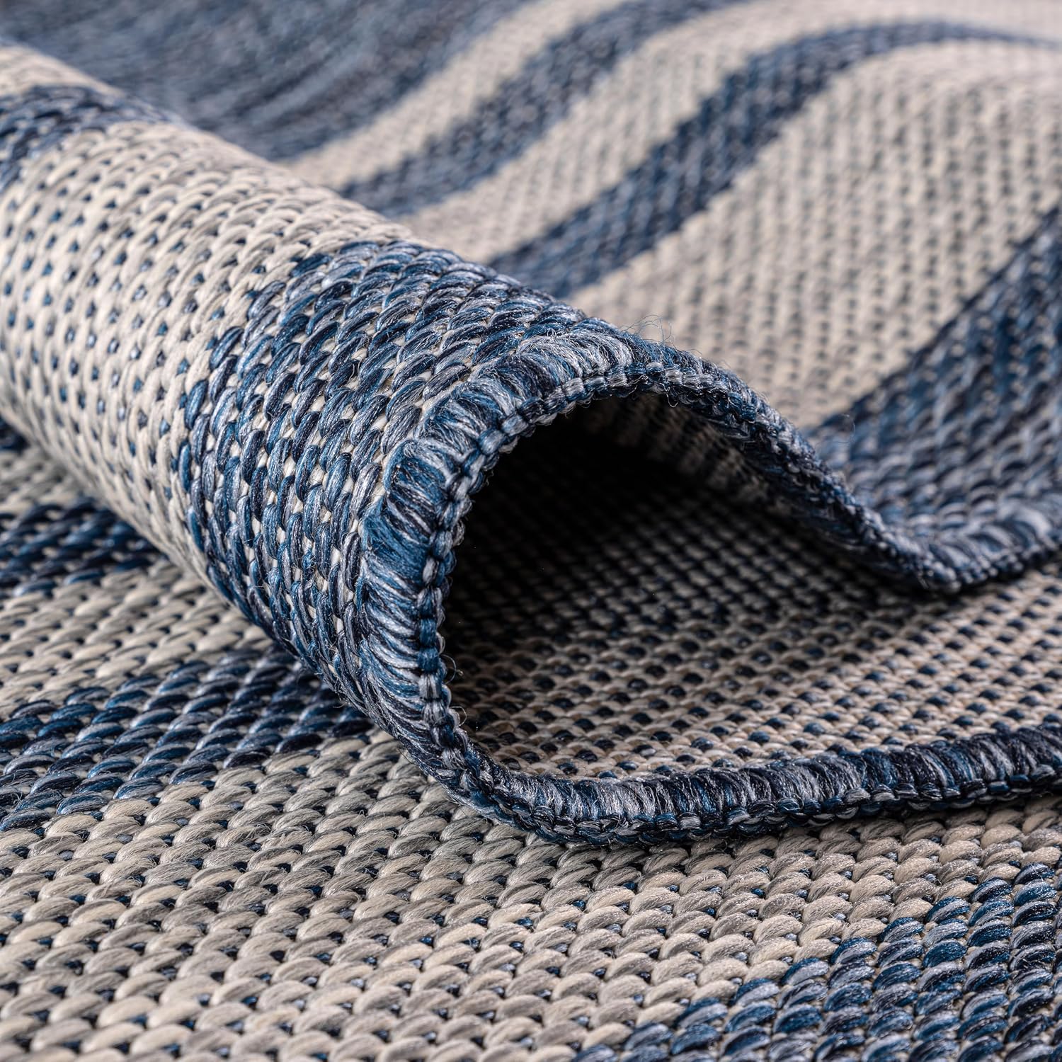 Keen Home Design Terrace Outdoor Area Rug - 9x12 Washable Indoor/Outdoor Rug for Patio, Kitchen, Balcony, Beach, Garden, Deck and Porch, Size: 8'10'x12'