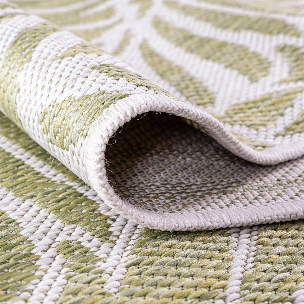 Keen Home Design Terrace Outdoor Area Rug - 9x12 Washable Indoor/Outdoor Rug for Patio, Kitchen, Balcony, Beach, Garden, Deck and Porch, Size: 8'10'x12'