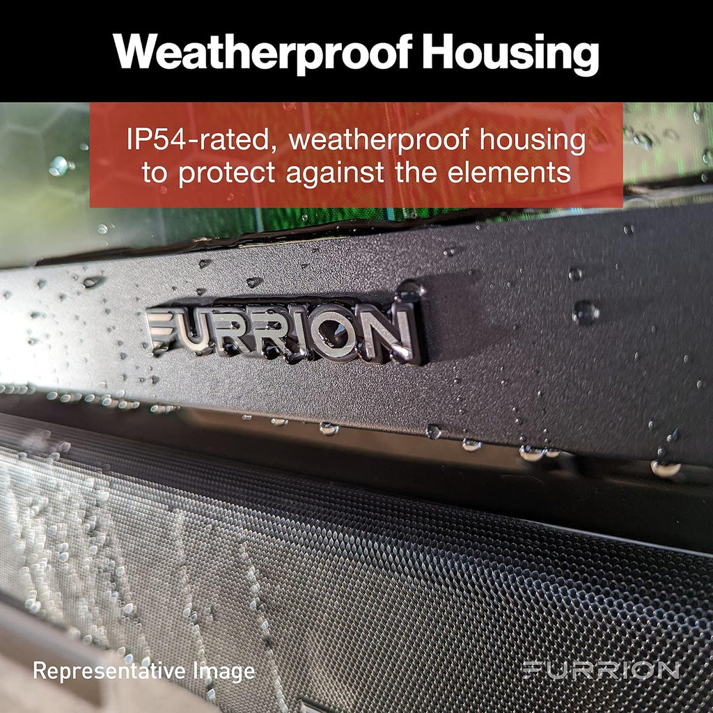 Furrion Aurora 50-Inch Full-Shade 4K LED Outdoor Smart TV - Weatherproof Outdoor Television w/ HDR10, Anti-Glare, 400-Nit LED Screen, Impact-Resistant Screen, External Antenna for Shaded Outdoor Areas