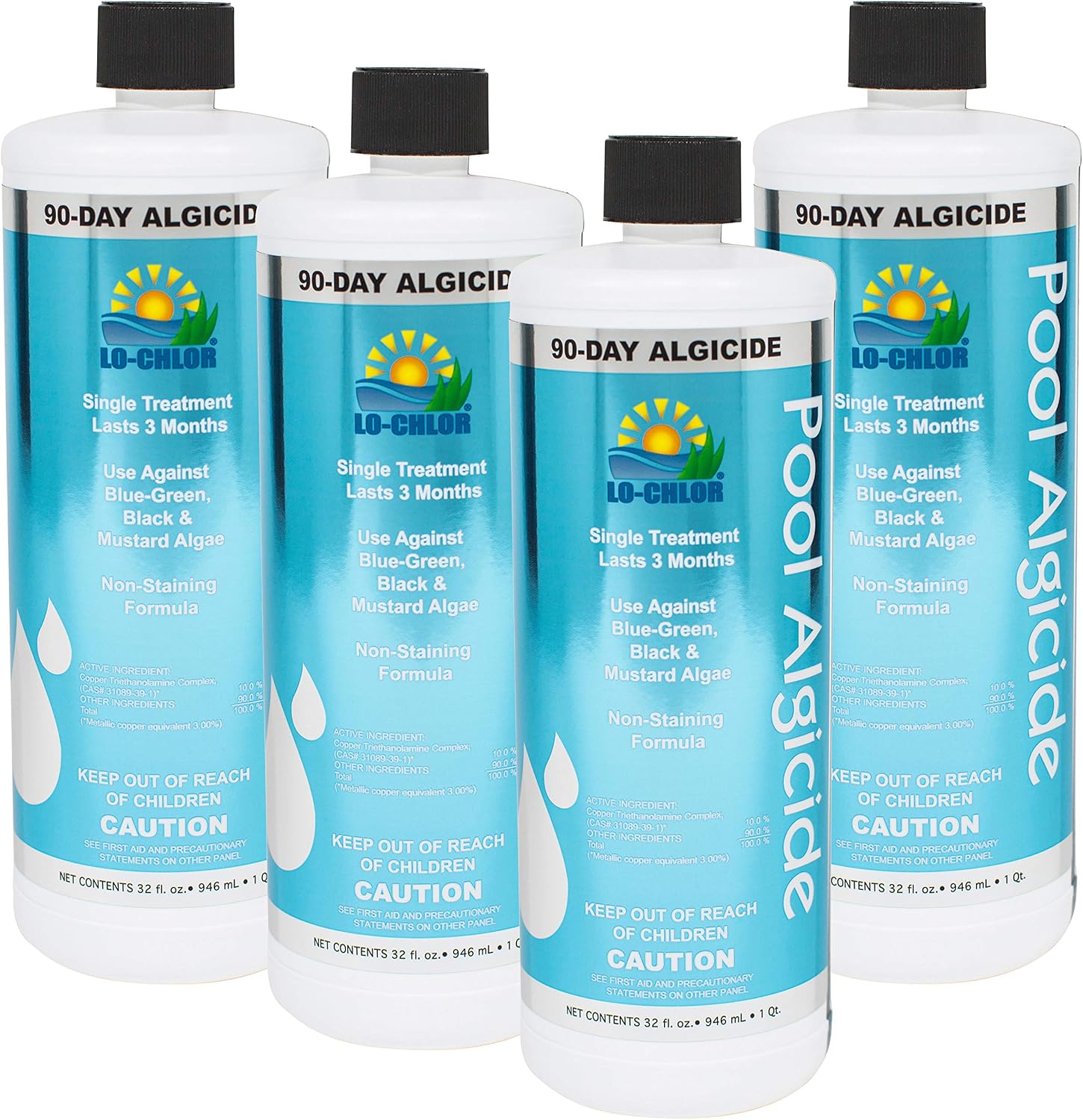Lo-Chlor Pool Algicide (1 qt) (4)