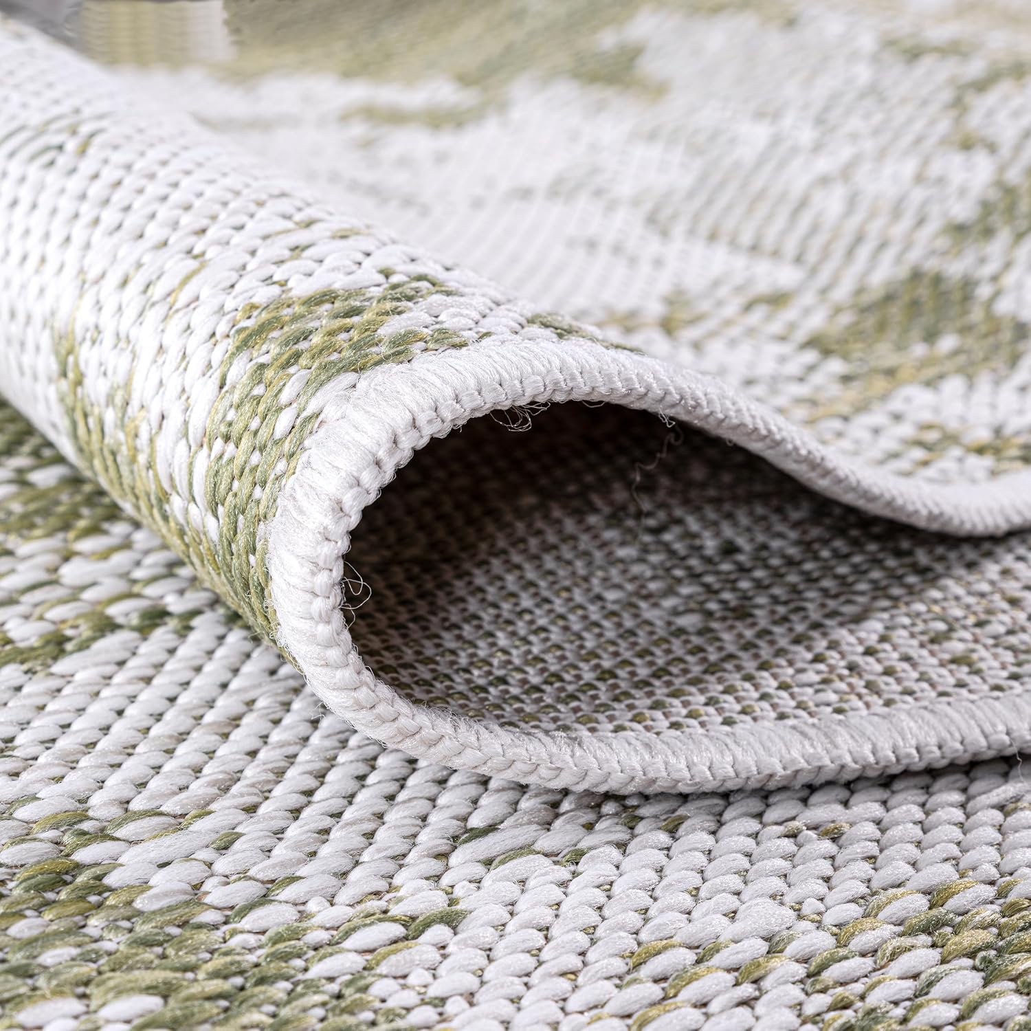 Keen Home Design Terrace Outdoor Area Rug - 9x12 Washable Indoor/Outdoor Rug for Patio, Kitchen, Balcony, Beach, Garden, Deck and Porch, Size: 8'10'x12'