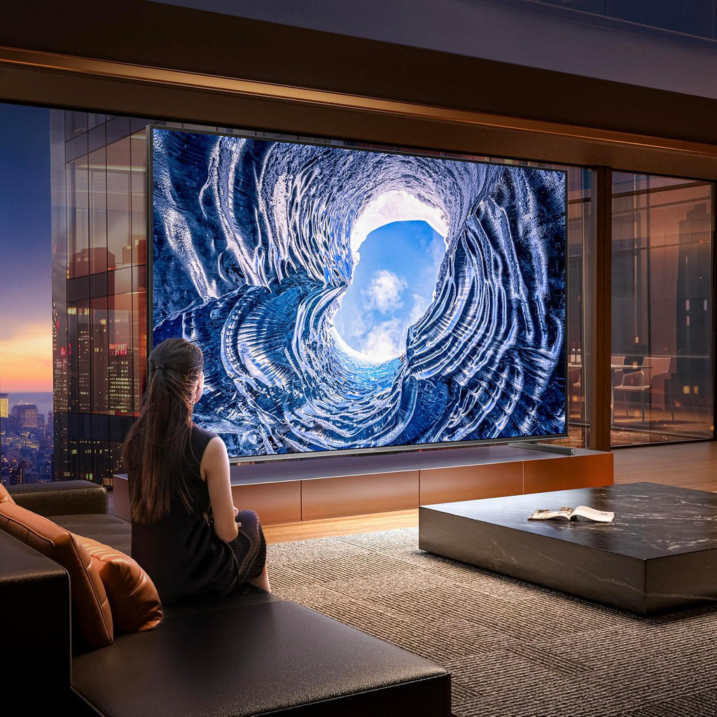 Hisense 100-Inch Class U8 Series Mini-LED ULED 4K UHD Google Smart TV (100U8K) - QLED, 480 Motion Rate, 144Hz Game Mode Pro, Dolby Vision IQ, HDMI 2.1, Alexa Compatibility, 2.1.2 Multi-Channel Audio