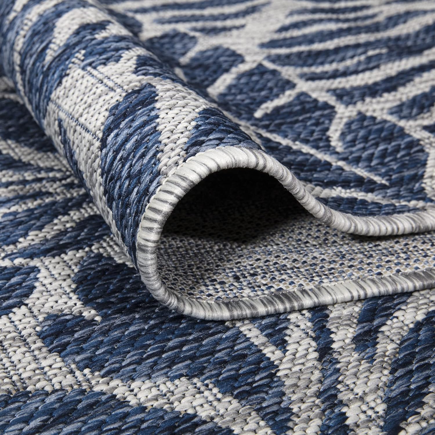 Keen Home Design Terrace Outdoor Area Rug - 9x12 Washable Indoor/Outdoor Rug for Patio, Kitchen, Balcony, Beach, Garden, Deck and Porch, Size: 8'10'x12'