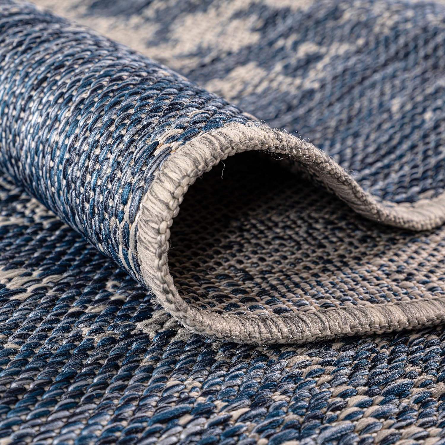 Keen Home Design Terrace Outdoor Area Rug - 9x12 Washable Indoor/Outdoor Rug for Patio, Kitchen, Balcony, Beach, Garden, Deck and Porch, Size: 8'10'x12'