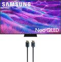 Samsung QN55QN80FAFXZA 55 Inch Neo QLED QN80F Series Supreme UHD 4K TV with an Austere 5S-4KHD2-2.5M V-Series 2.5m Premium 4K HDR HDMI Braided Cable (2025)