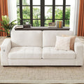 Ihanherry Modern Sofa Living Room Loveseat with USB/Type-C Charging Port, Comfy 2-Seats Chenille Recliner Sofa for Small Space, Removable Medium Firm Sofa Cushion, (70inch, Beige)