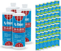 Rx Clear Algae Prevention Maintenance Kit | 3-Month Supply | Four 18 fl. Ounce Bottles of 50% Algaecide | 42 One Pound Bags of Super Shock - 68% Calcium Hypochlorite | for Pools Up to 35,000 Gallons