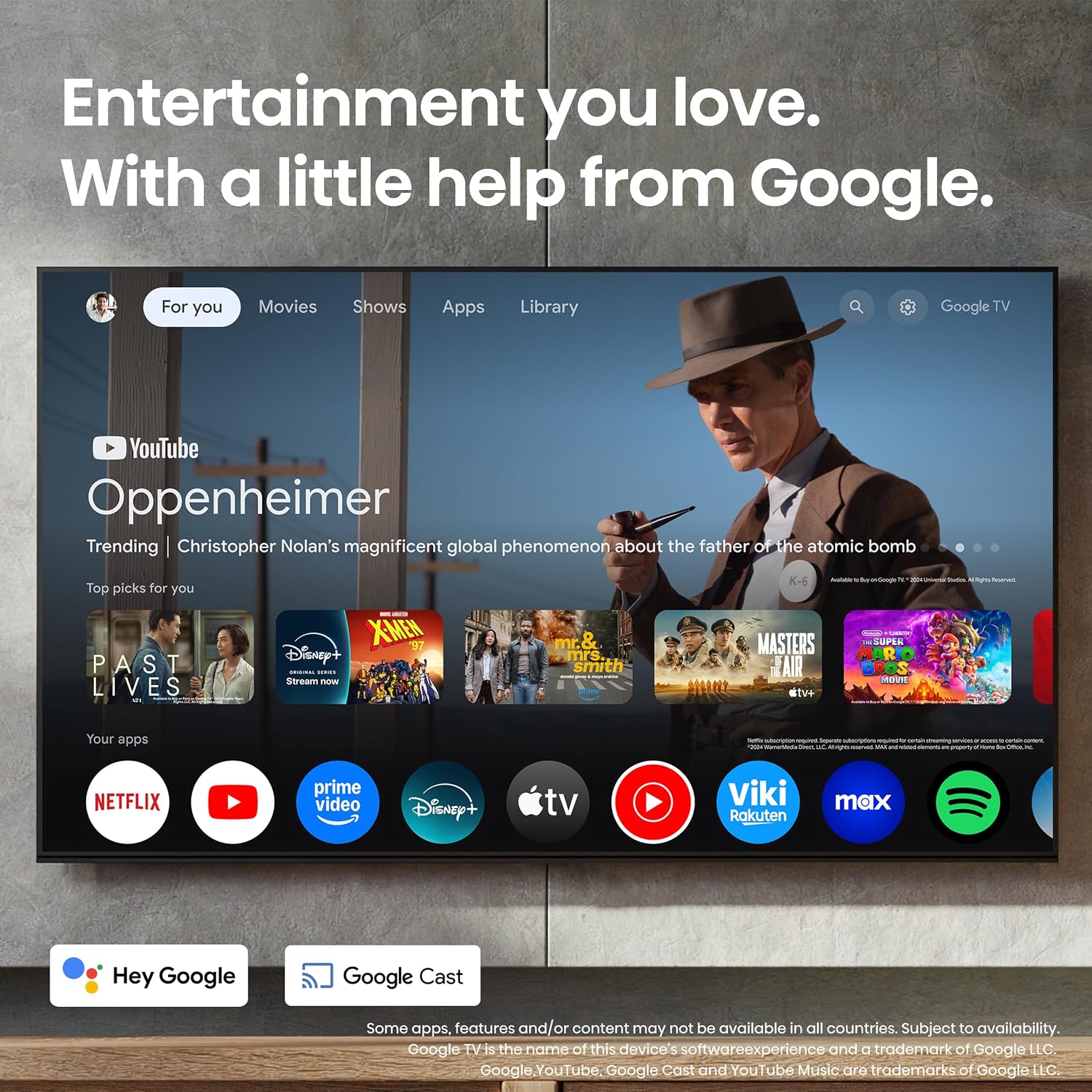 Hisense 65' Class U8 Mini-LED ULED 4K UHD Google Smart TV (65U8QG, 2025 Model) - QLED, Native 165Hz, VRR 288, Up to LD5600, 5000 Nits, HDR10+, Dolby Vision IQ · Atmos, IMAX Enhanced, 4.1.2 Ch Audio