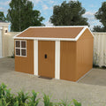 Leavader 8x10 FT Metal Storage Shed, Heavy-Duty Outdoor Matel Tool Shed with Windows, Lockable Door&Ventilation - Weatherproof Outdoor Garden Shed for Backyard, Lawn, Tool Organization