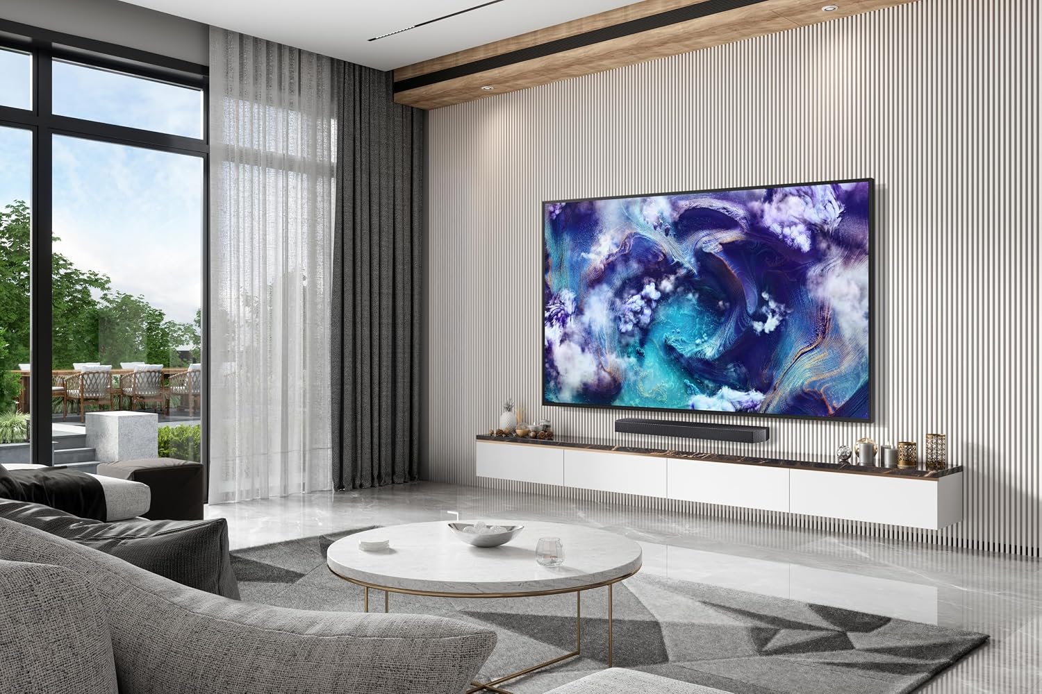 Samsung (Refurbished) 65-Inch Class Neo QLED 8K QN900F Series, Vision AI, Mini LED Smart TV (2025 Model, 65QN900F) Neo Quantum HDR 8K Pro, Object Tracking Sound + w/Dolby Atmos, Glare Free (Renewed)