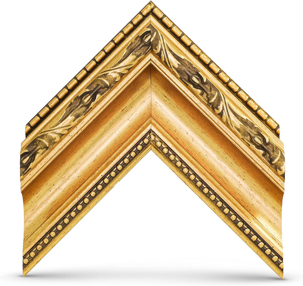 Ornate Gold 55' Premiere Deco TV Frame - Compatible ONLY with Samsung The Frame TVs (Fits 2021-2026, LS03A, LS03B, LS03C, LS03D, LS03FA)