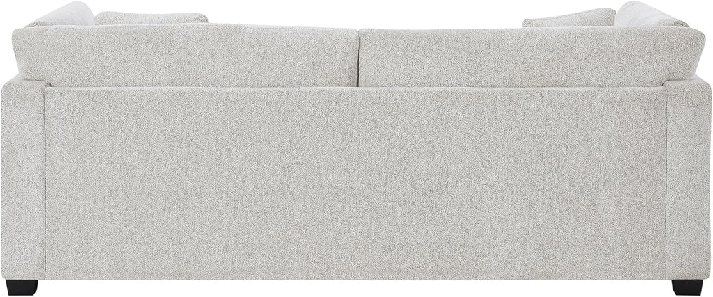 Christopher Knight Home Masie Chenille Upholstered 3 Seater Sofa Couch, Wooden Home Sofa Living Room, Comfy Cloud Couch for Bedroom, Home Office, Beige