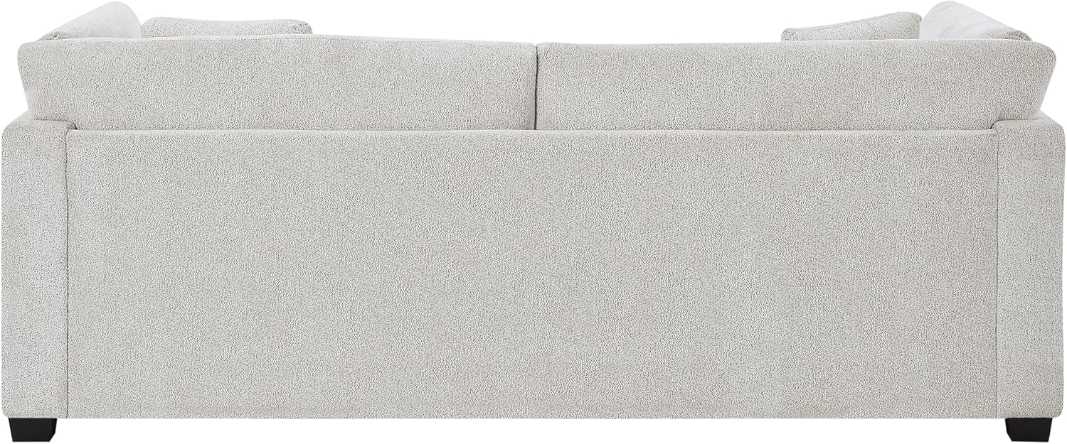 Christopher Knight Home Masie Chenille Upholstered 3 Seater Sofa Couch, Wooden Home Sofa Living Room, Comfy Cloud Couch for Bedroom, Home Office, Beige