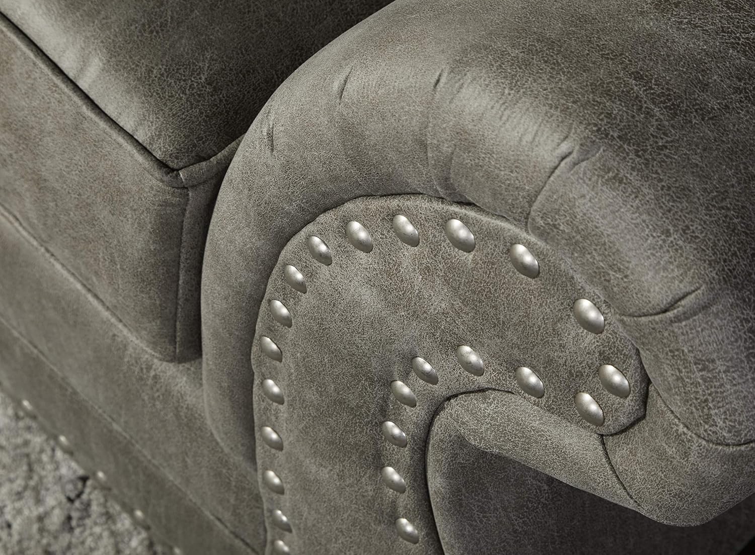 Roundhill Furniture Leinster Sofas, Gray
