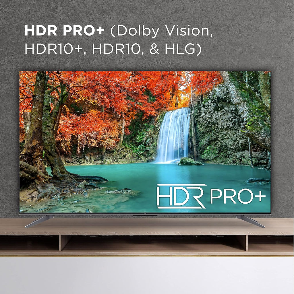 TCL 55-Inch Q6 QLED 4K Smart TV with Google TV (55Q650G, 2023 Model) Dolby Vision, Dolby Atmos, HDR Pro+, Game Accelerator Enhanced Gaming, Voice Remote, Works with Alexa, Streaming UHD Television