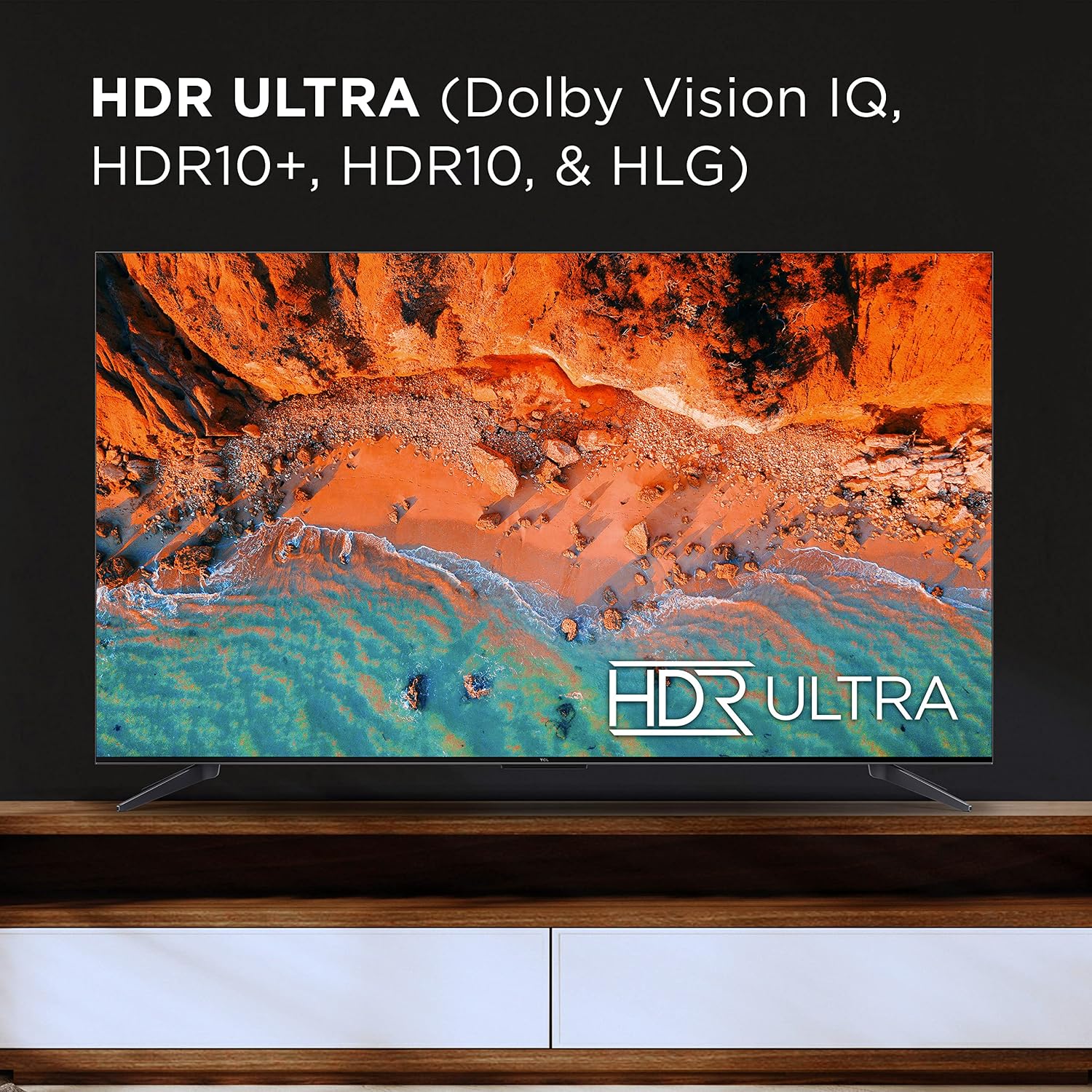 TCL 55-Inch Q7 QLED 4K Smart Google TV (55Q750G) 2023 Model with Dolby Vision & Atmos, HDR Ultra, 120Hz, Game Accelerator up to 240Hz, Voice Remote