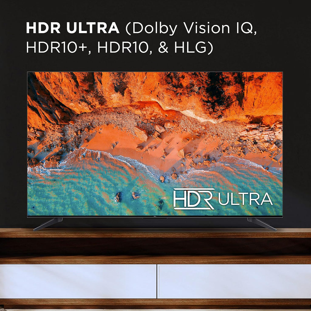 TCL 85-Inch Q7 QLED 4K Smart TV with Google TV (85Q750G, 2023 Model) Dolby Vision, Dolby Atmos, HDR Ultra, 120Hz, Game Accelerator up to 240Hz, Voice Remote, Works with Alexa, Streaming UHD Television
